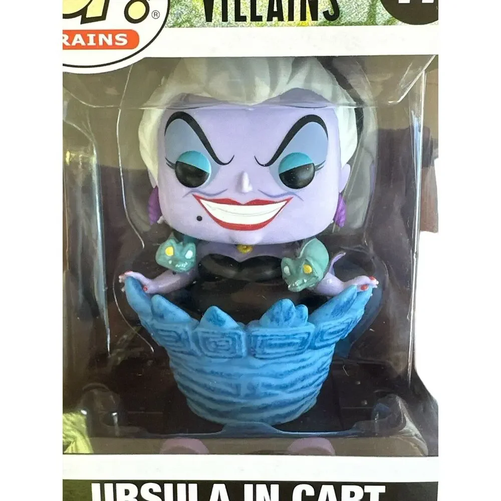 Ursula In Cart Disney Villians 2022‎ Vinyl Figure Funko Pop Trains Exclusive #17